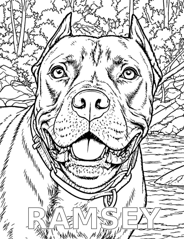 The Rescued River Pack — coloring preview 1